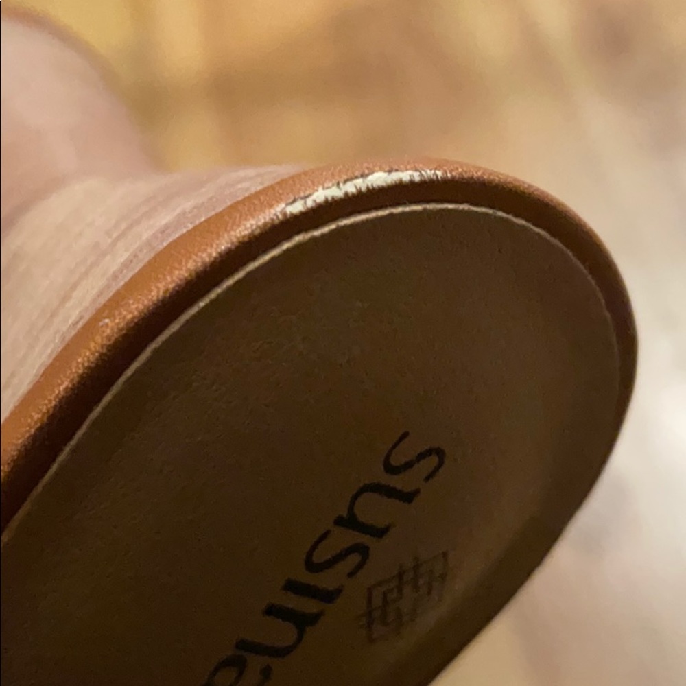 Susina Terra Wedge Sandal Brown Leather - Picture 13 of 14